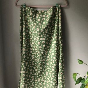 Shein floor length floral skirt